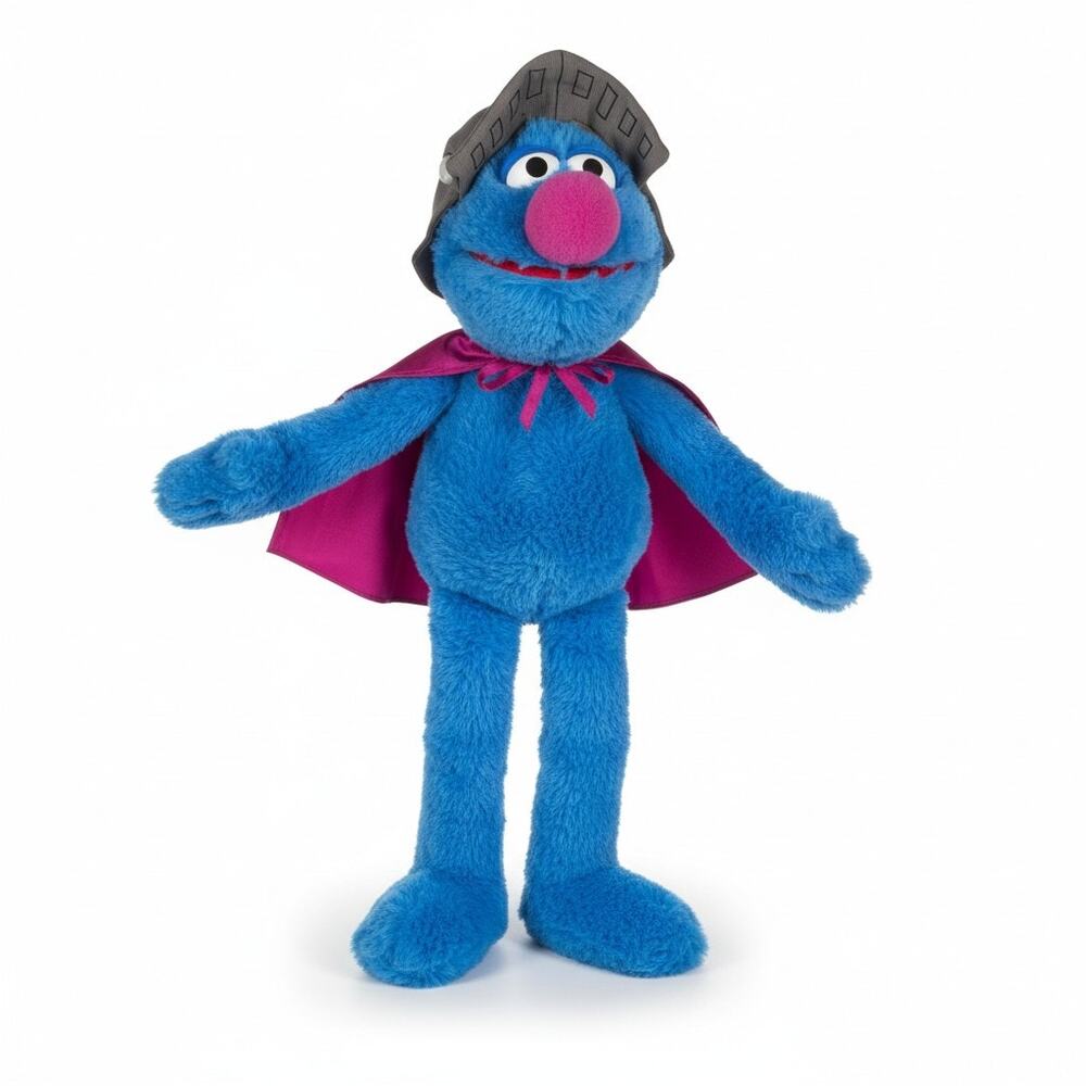 Applause Super Grover Plush Sesame Street Vintage 19in